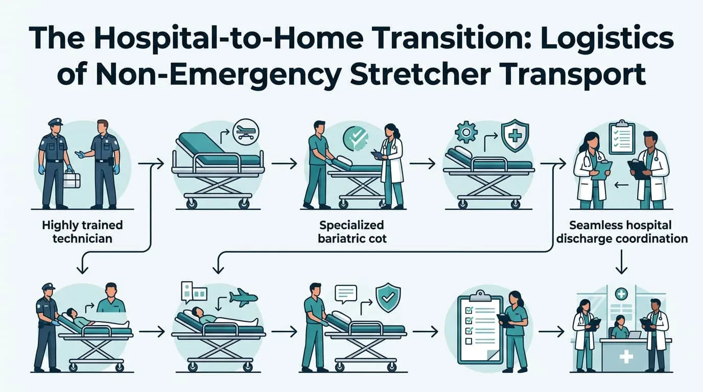 Hospital-to-Home Stretcher Transport Logistics in Florida